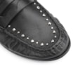 Mocassim Rebites Couro Preto - imagem 6