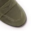 Mocassim Salto Couro Camurça Verde - imagem 6
