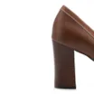 Mocassim Salto Couro Marrom - imagem 7