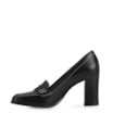 Mocassim Salto Couro Preto - imagem 4