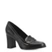Mocassim Salto Couro Preto - imagem 1