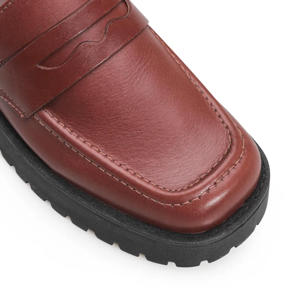 Mocassim Tratorado Couro Marrom - imagem 7