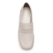 Mocassim Tratorado Couro Off White - imagem 5