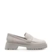 Mocassim Tratorado Couro Off White - imagem 2