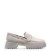 Mocassim Tratorado Couro Off White - imagem 2