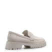 Mocassim Tratorado Couro Off White - imagem 3