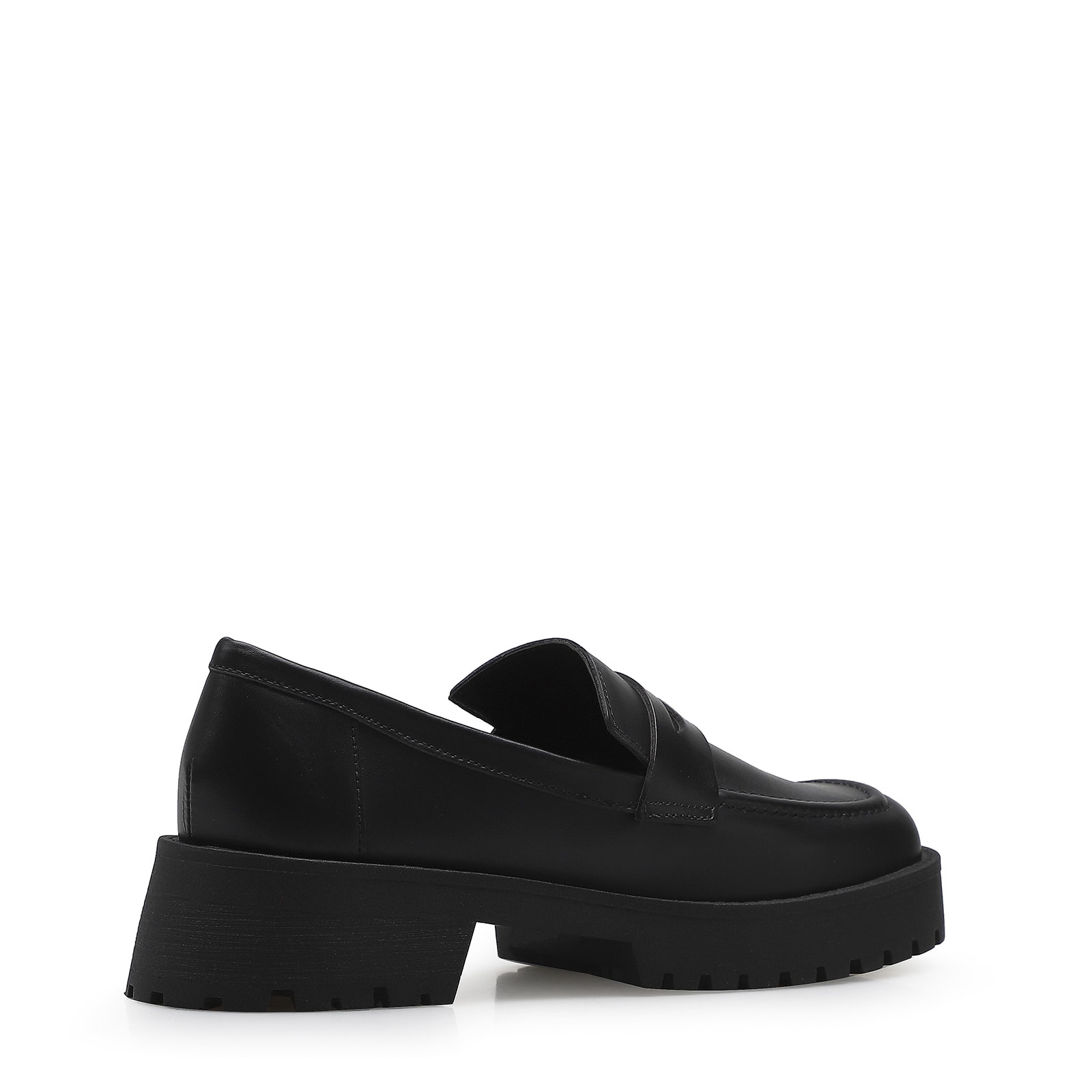 Mocassim Tratorado Couro Preto