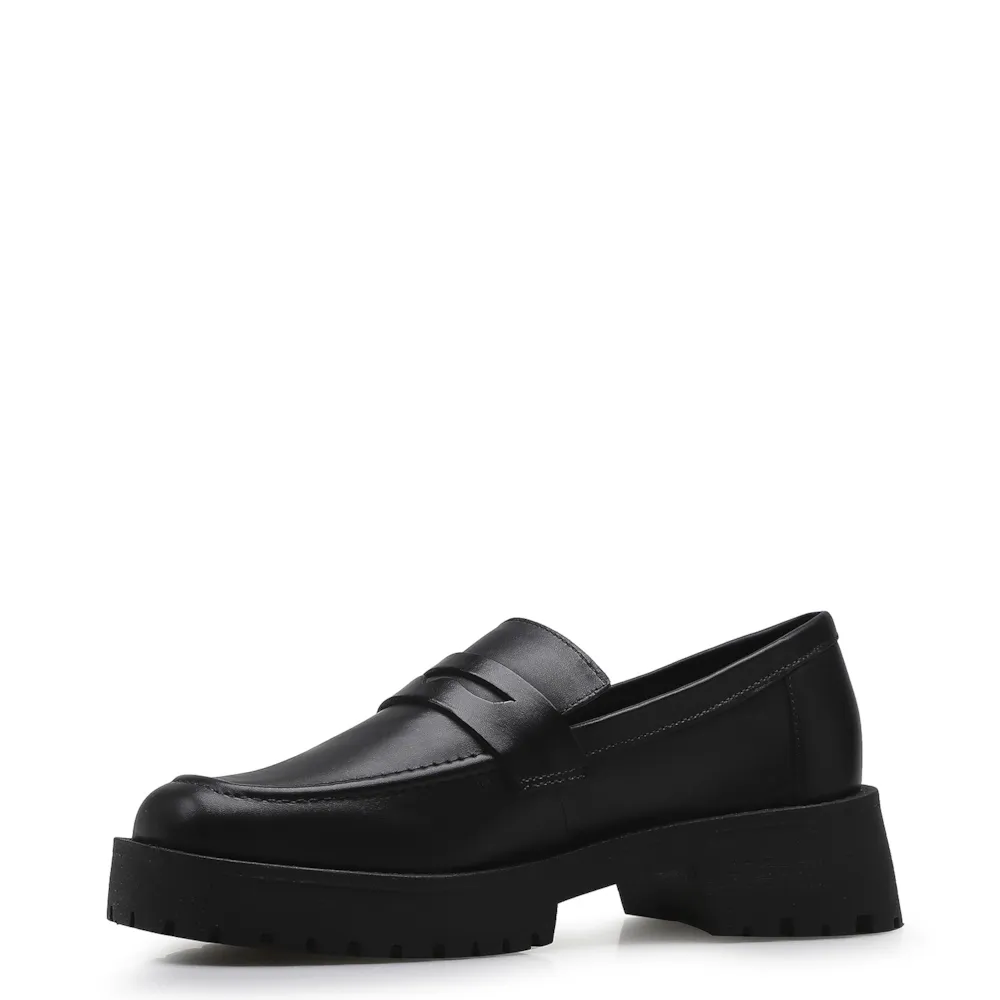 Mocassim Tratorado Couro Preto - imagem 5