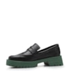 Mocassim Tratorado Couro Preto e Verde - imagem 4