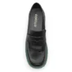 Mocassim Tratorado Couro Preto e Verde - imagem 5