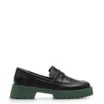 Mocassim Tratorado Couro Preto e Verde - imagem 2