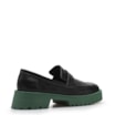 Mocassim Tratorado Couro Preto e Verde - imagem 3