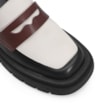 Mocassim Tratorado Couro Preto/Marrom/Off White - imagem 7