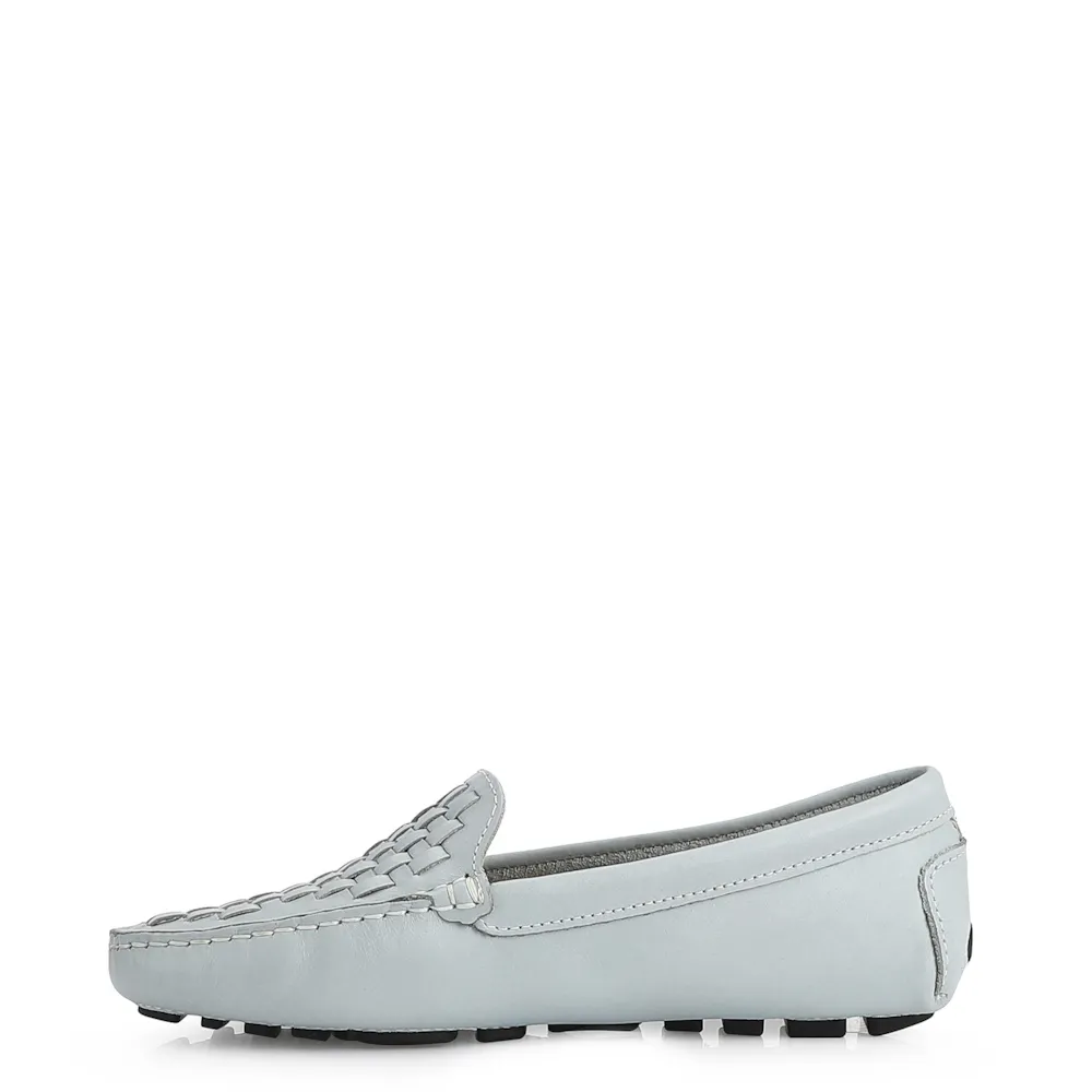 Mocassim Tressê Couro Azul - imagem 4