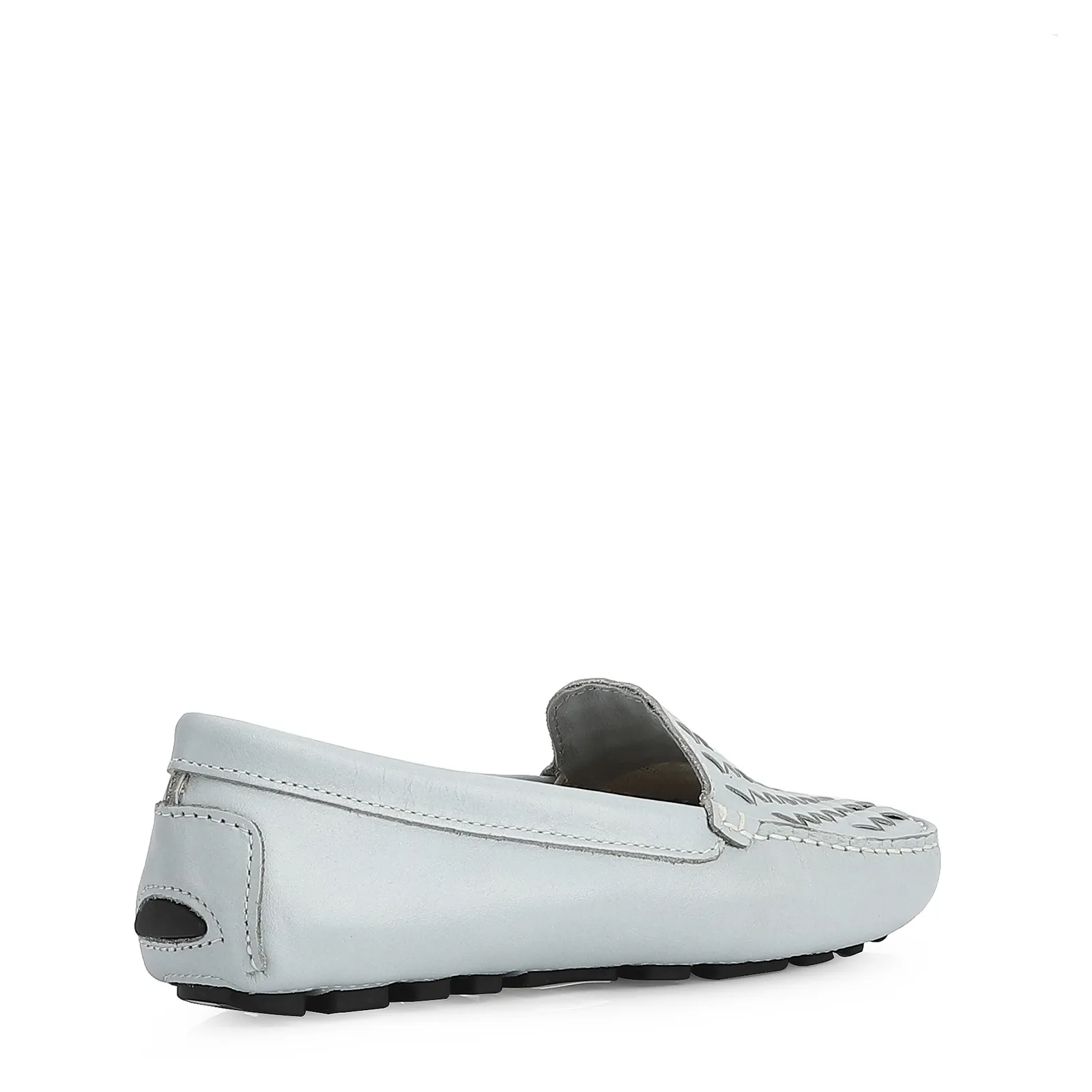 Mocassim Tressê Couro Azul