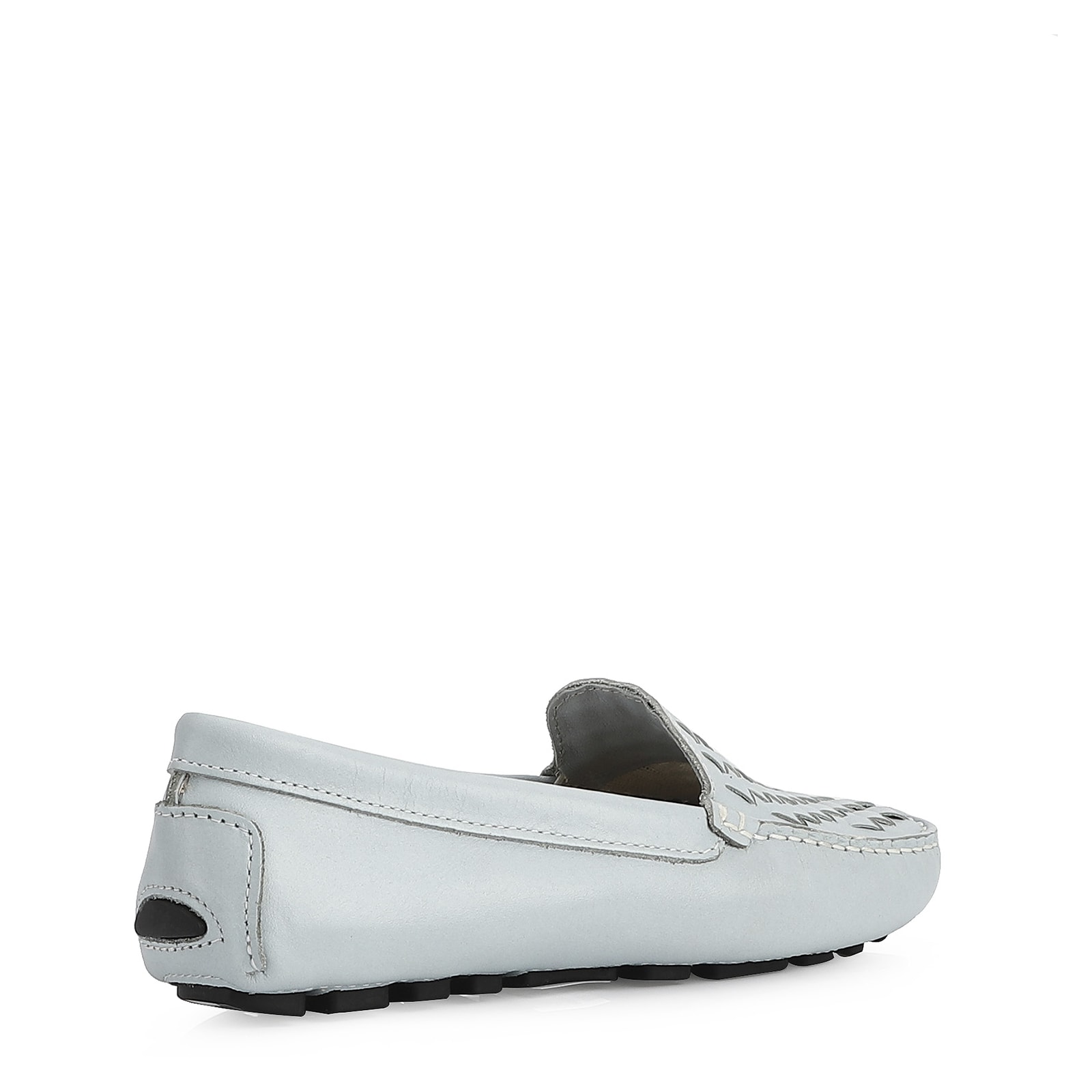 Mocassim Tressê Couro Azul