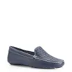Mocassim Tressê Couro Azul - imagem 1
