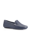 Mocassim Tressê Couro Azul - imagem 1
