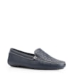 Mocassim Tressê Couro Azul - imagem 1
