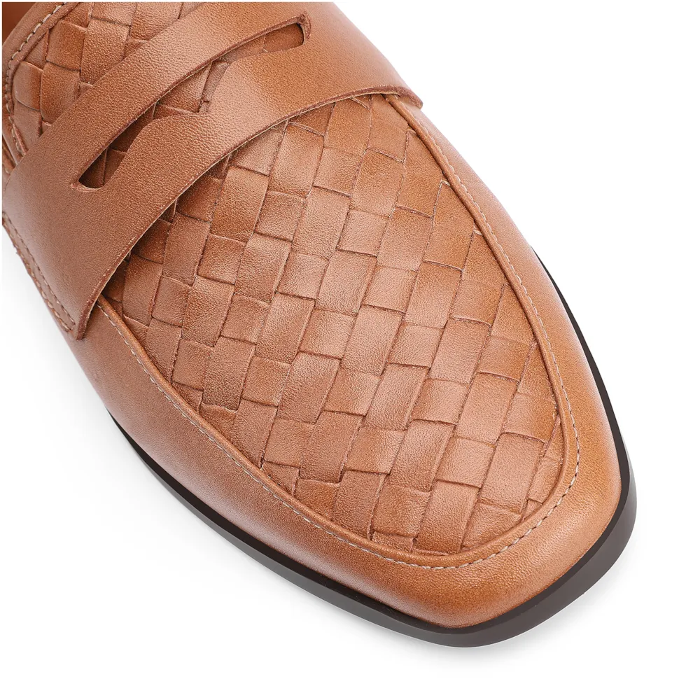 Mocassim Tressê Couro Marrom - imagem 6
