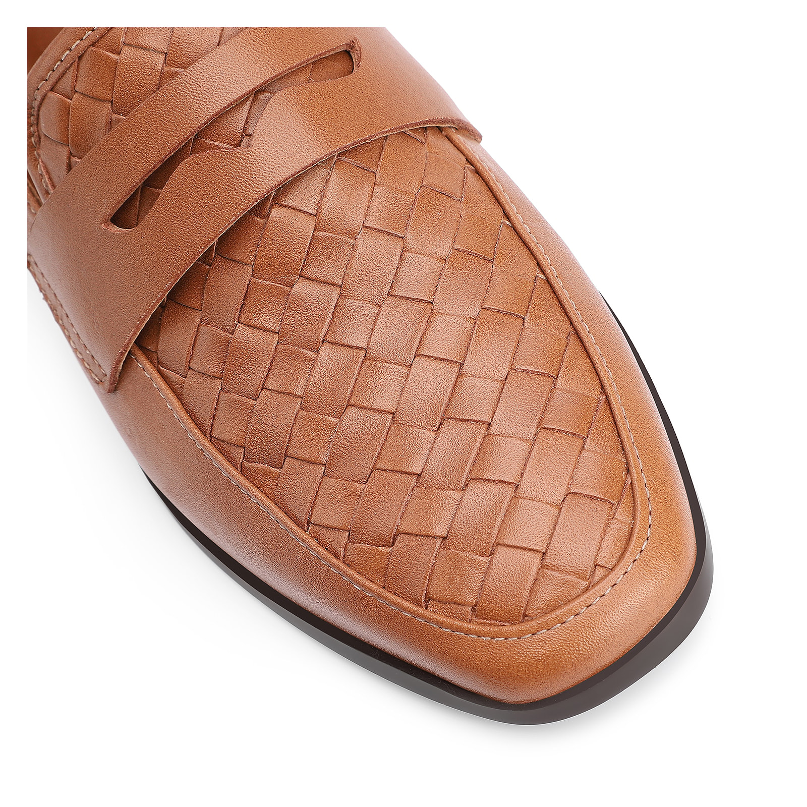 Mocassim Tressê Couro Marrom