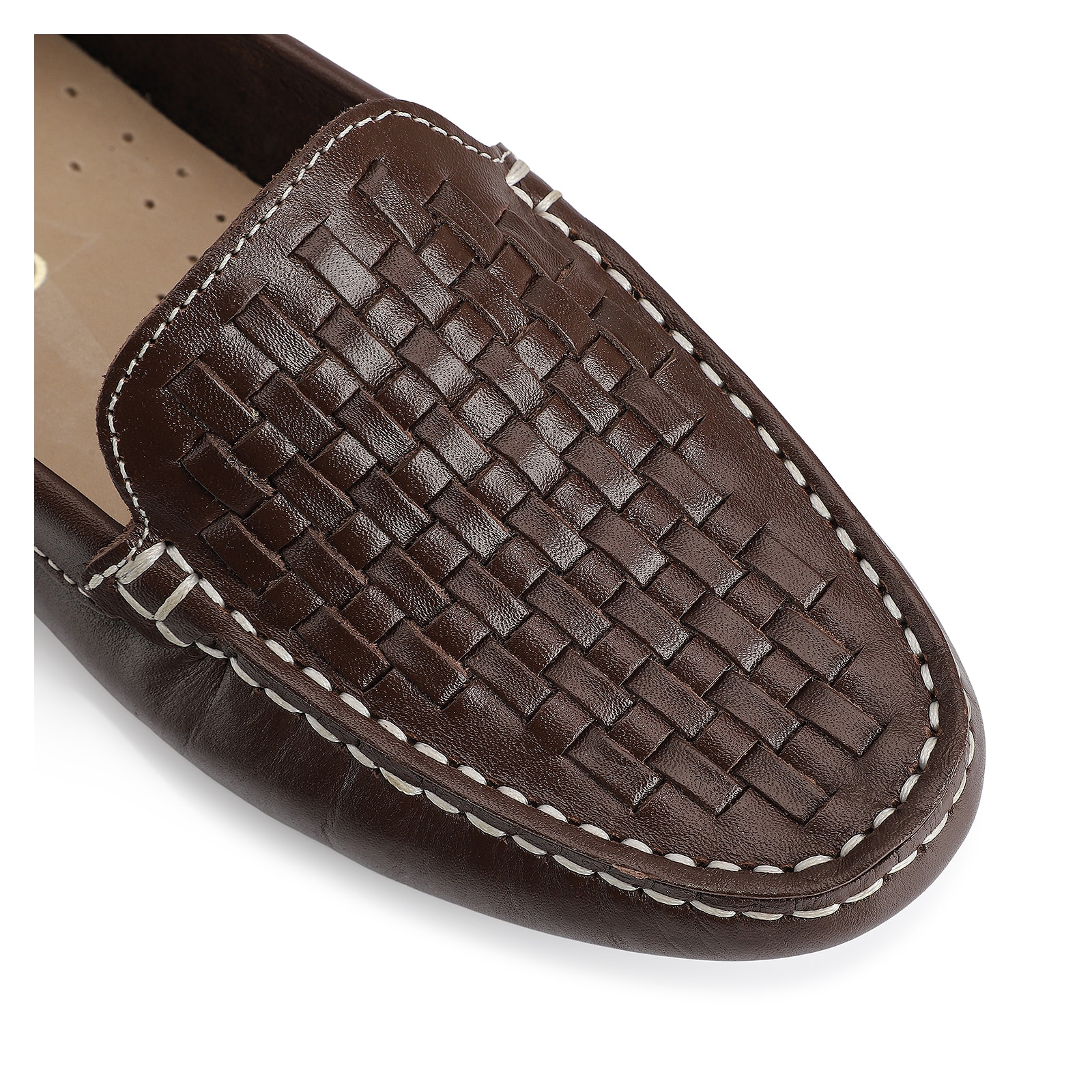 Mocassim Tressê Couro Marrom