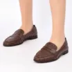 Mocassim Tressê Couro Marrom - imagem 2