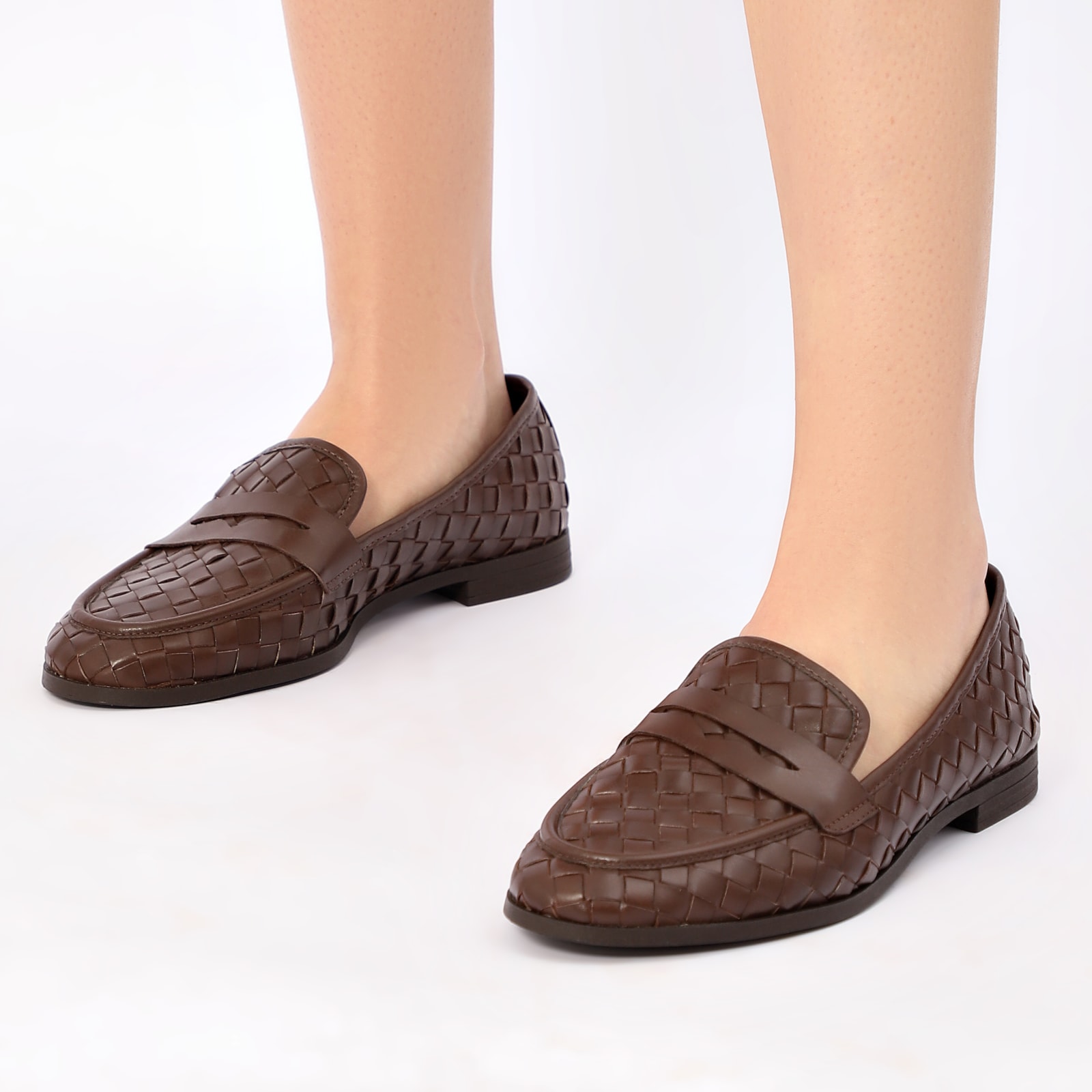 Mocassim Tressê Couro Marrom