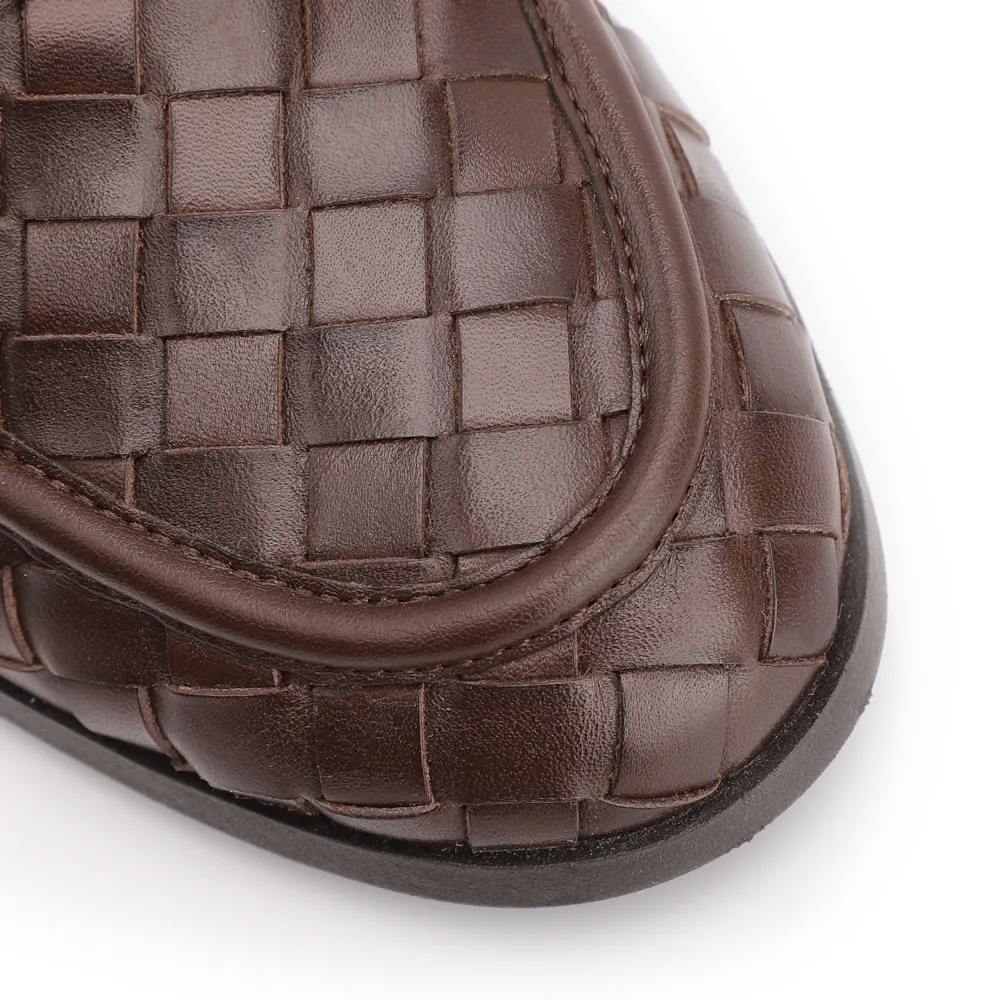 Mocassim Tressê Couro Marrom - imagem 7