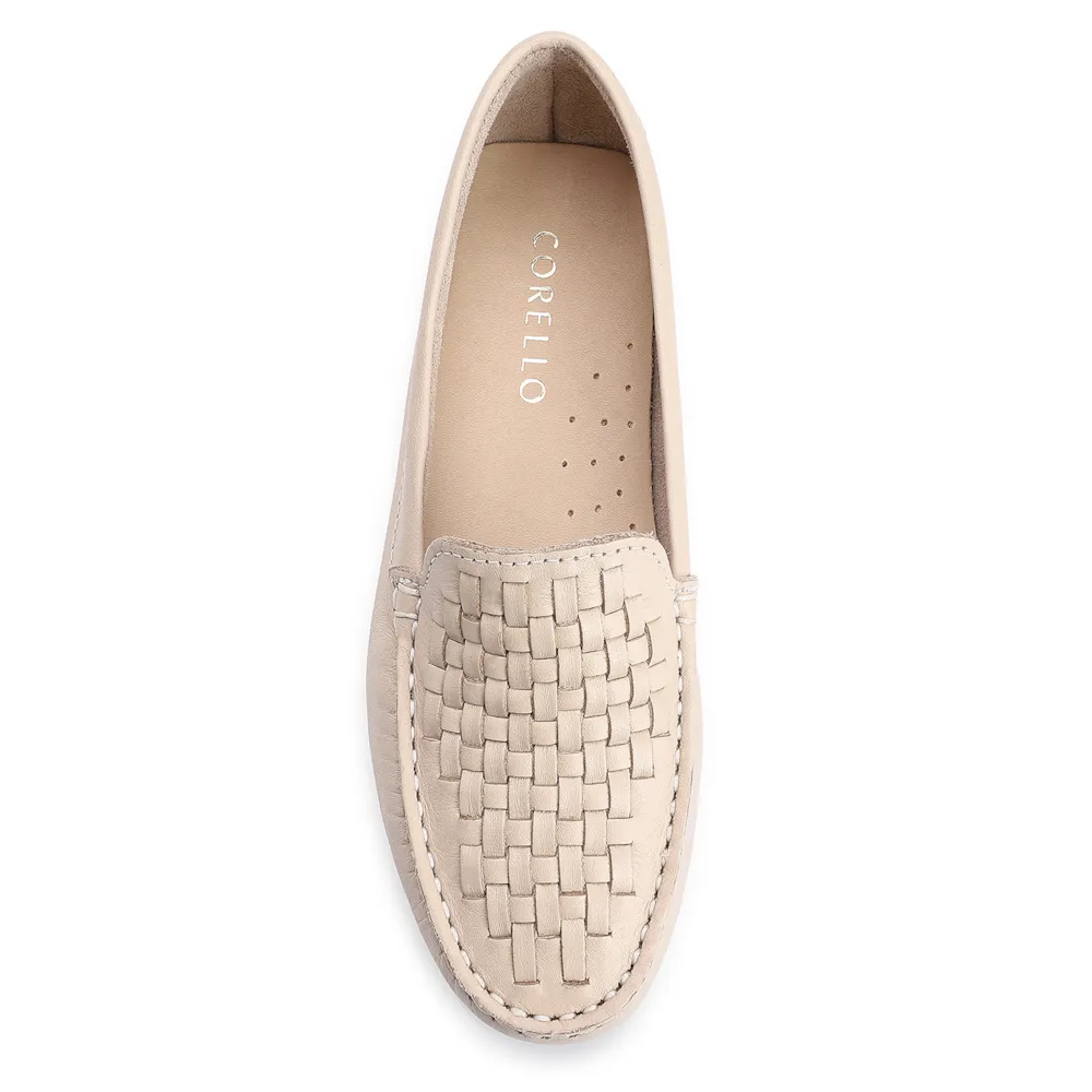 Mocassim Tressê Couro Off White - imagem 5