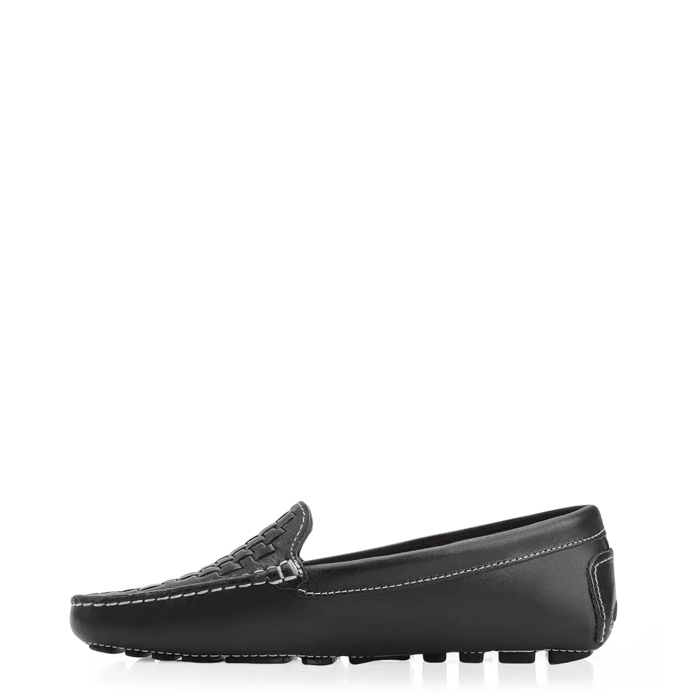 Mocassim Tressê Couro Preto - imagem 4