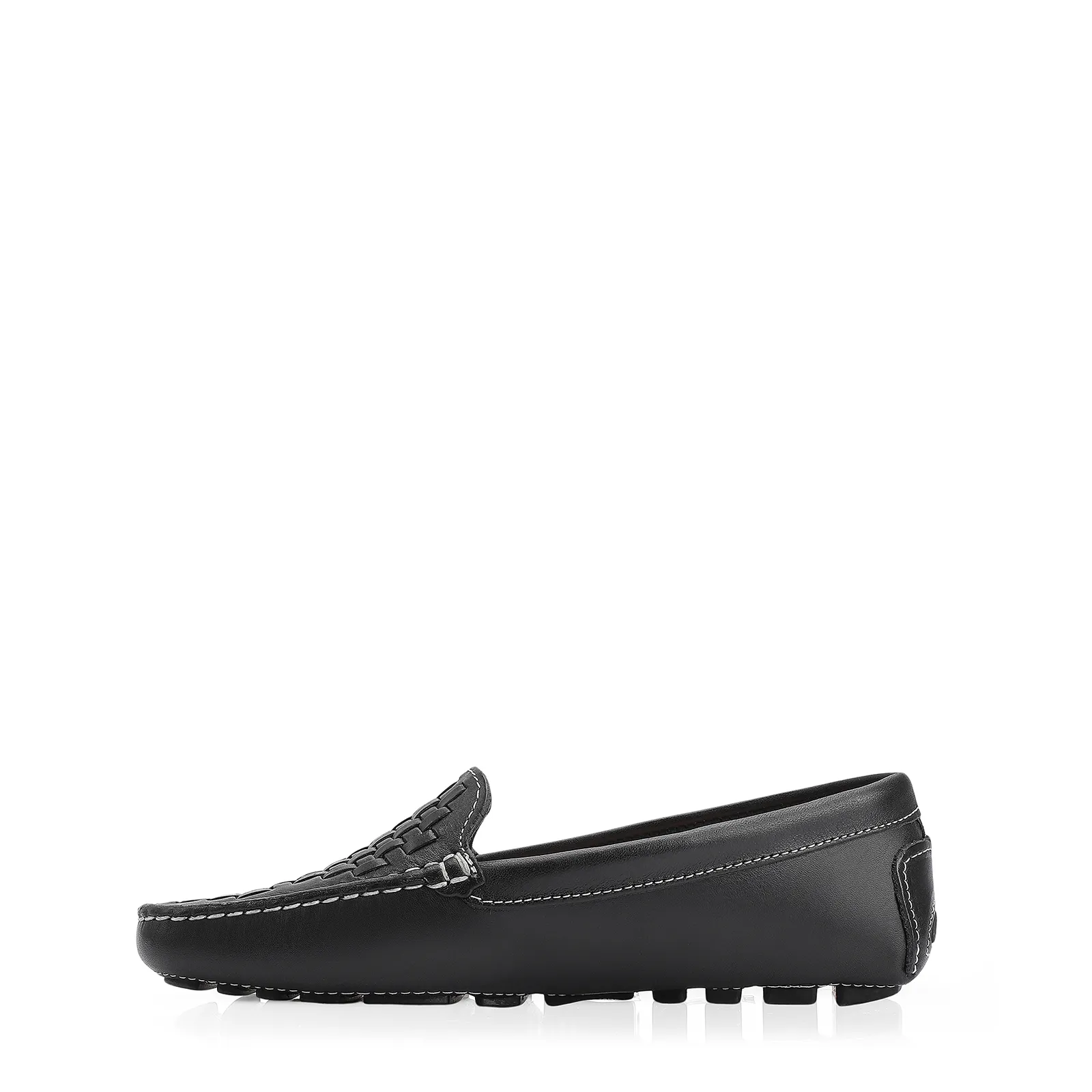 Mocassim Tressê Couro Preto