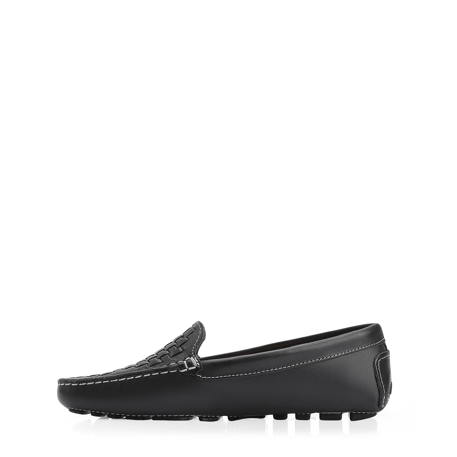 Mocassim Tressê Couro Preto