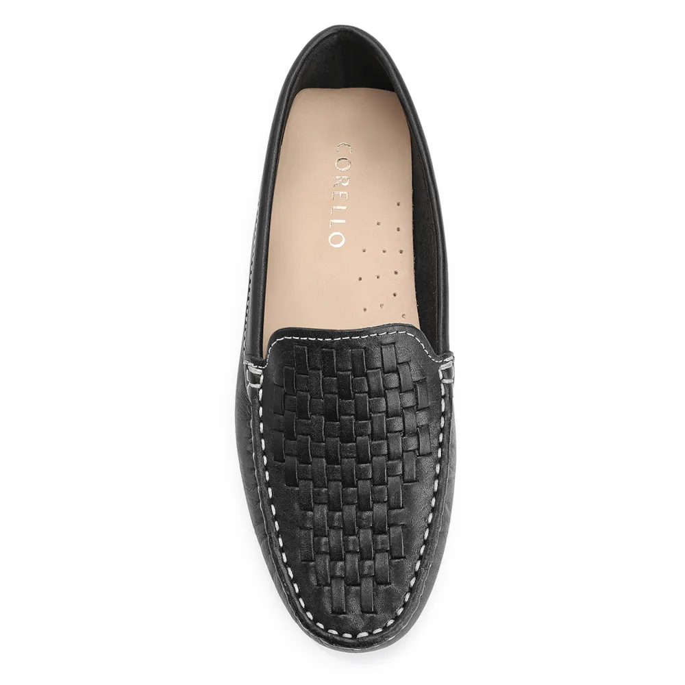 Mocassim Tressê Couro Preto - imagem 5