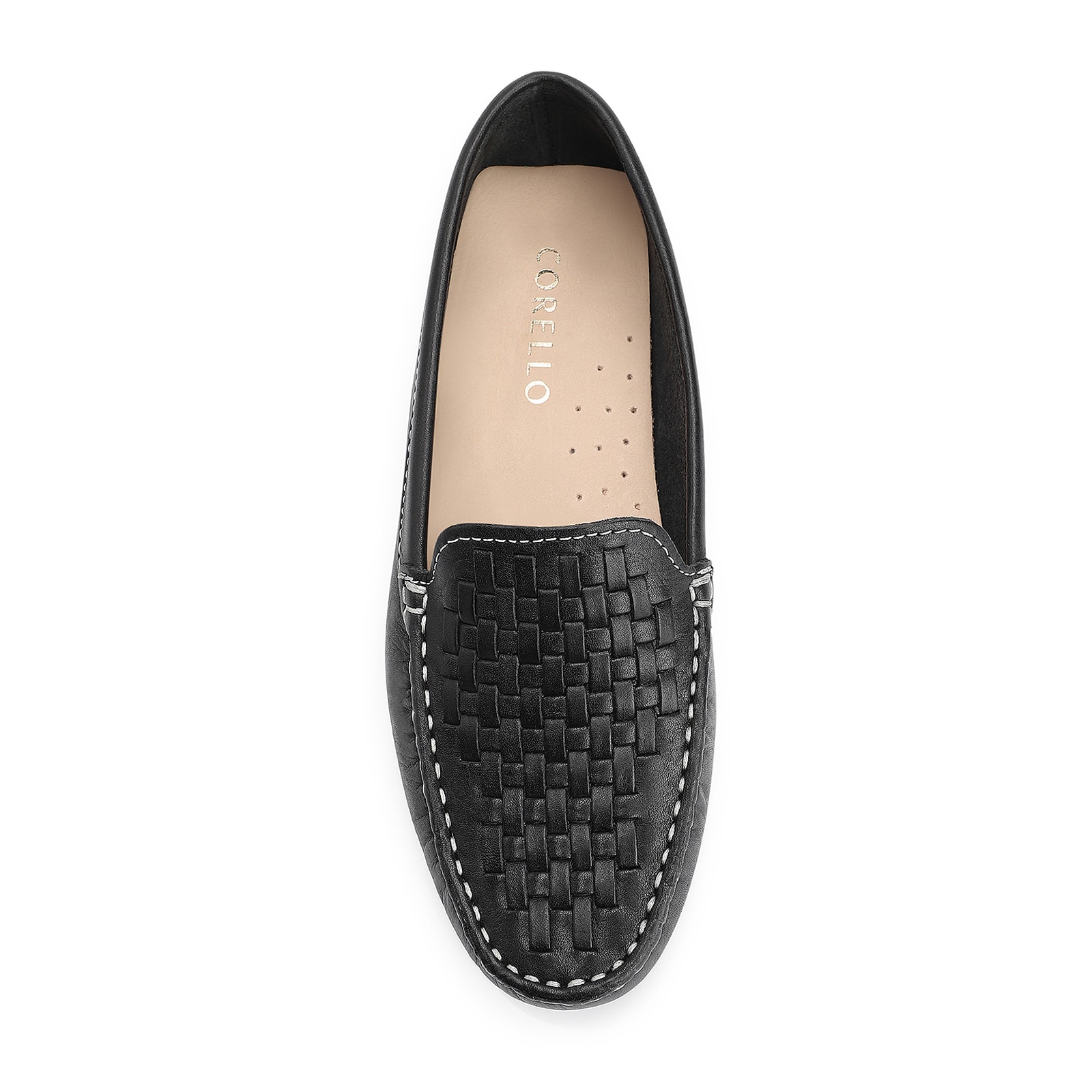Mocassim Tressê Couro Preto