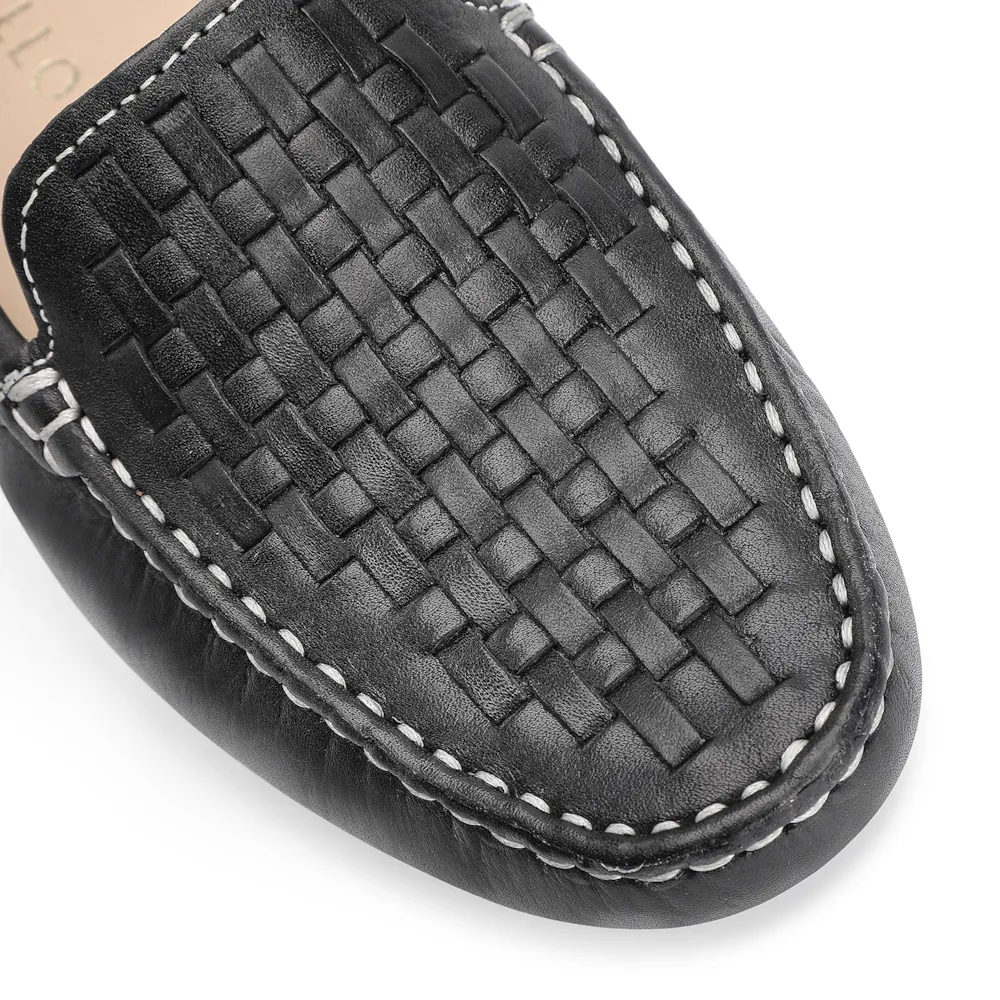 Mocassim Tressê Couro Preto - imagem 6
