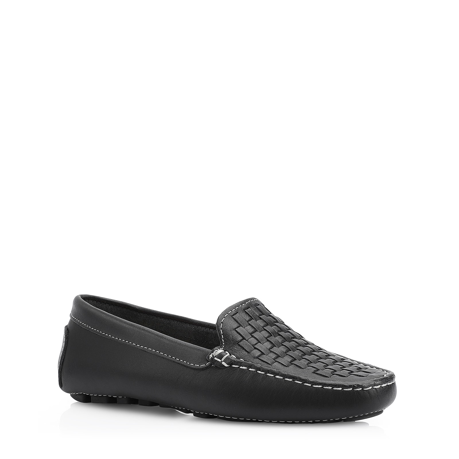 Mocassim Tressê Couro Preto