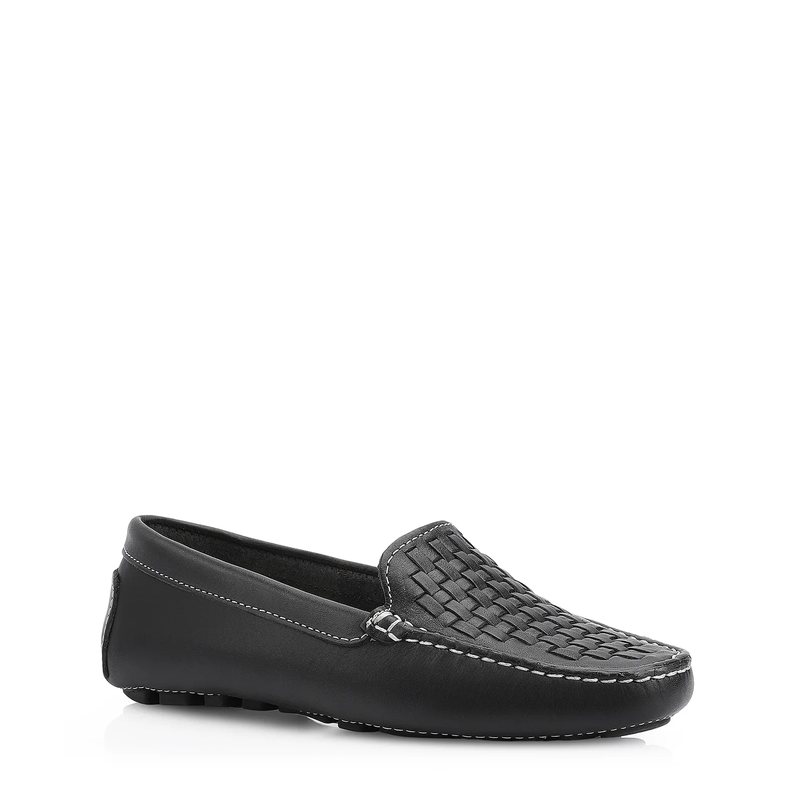 Mocassim Tressê Couro Preto