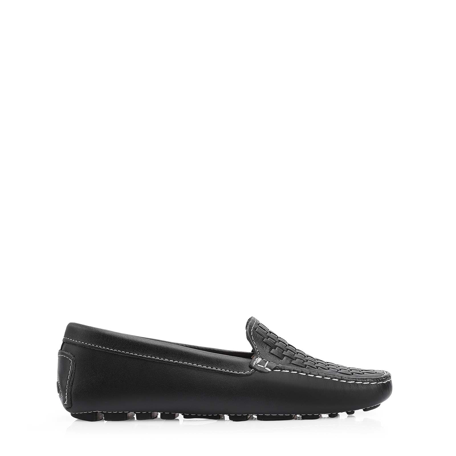 Mocassim Tressê Couro Preto