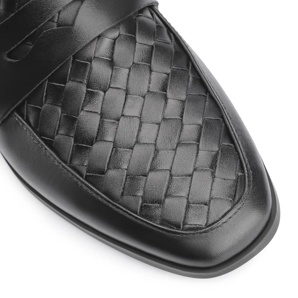 Mocassim Tressê Couro Preto - imagem 6
