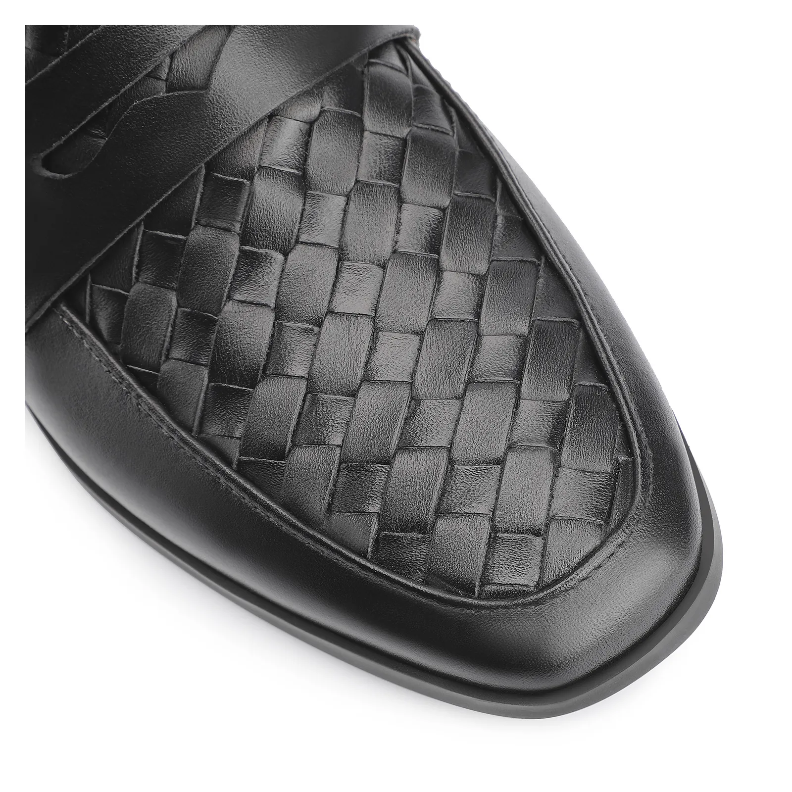 Mocassim Tressê Couro Preto