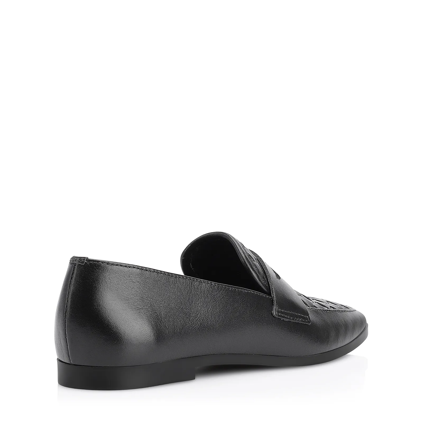 Mocassim Tressê Couro Preto