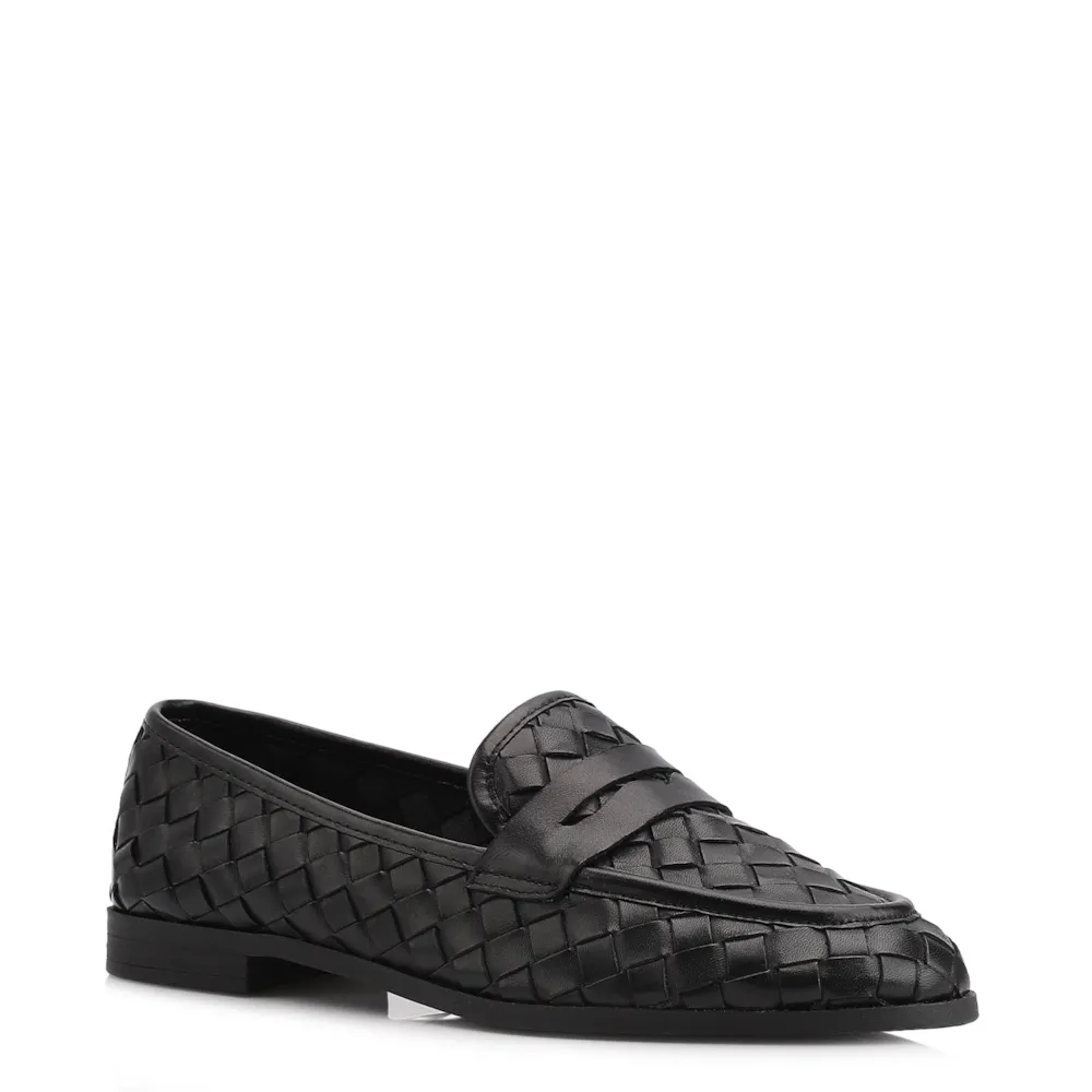 Mocassim Tressê Couro Preto