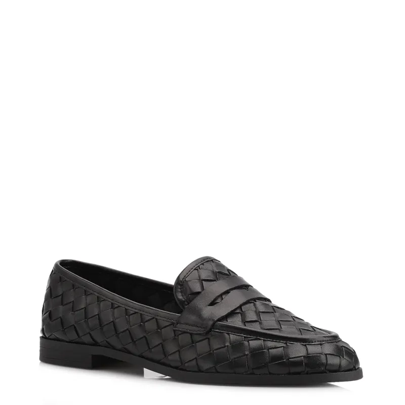 Mocassim Tressê Couro Preto