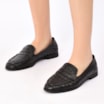 Mocassim Tressê Couro Preto - imagem 2