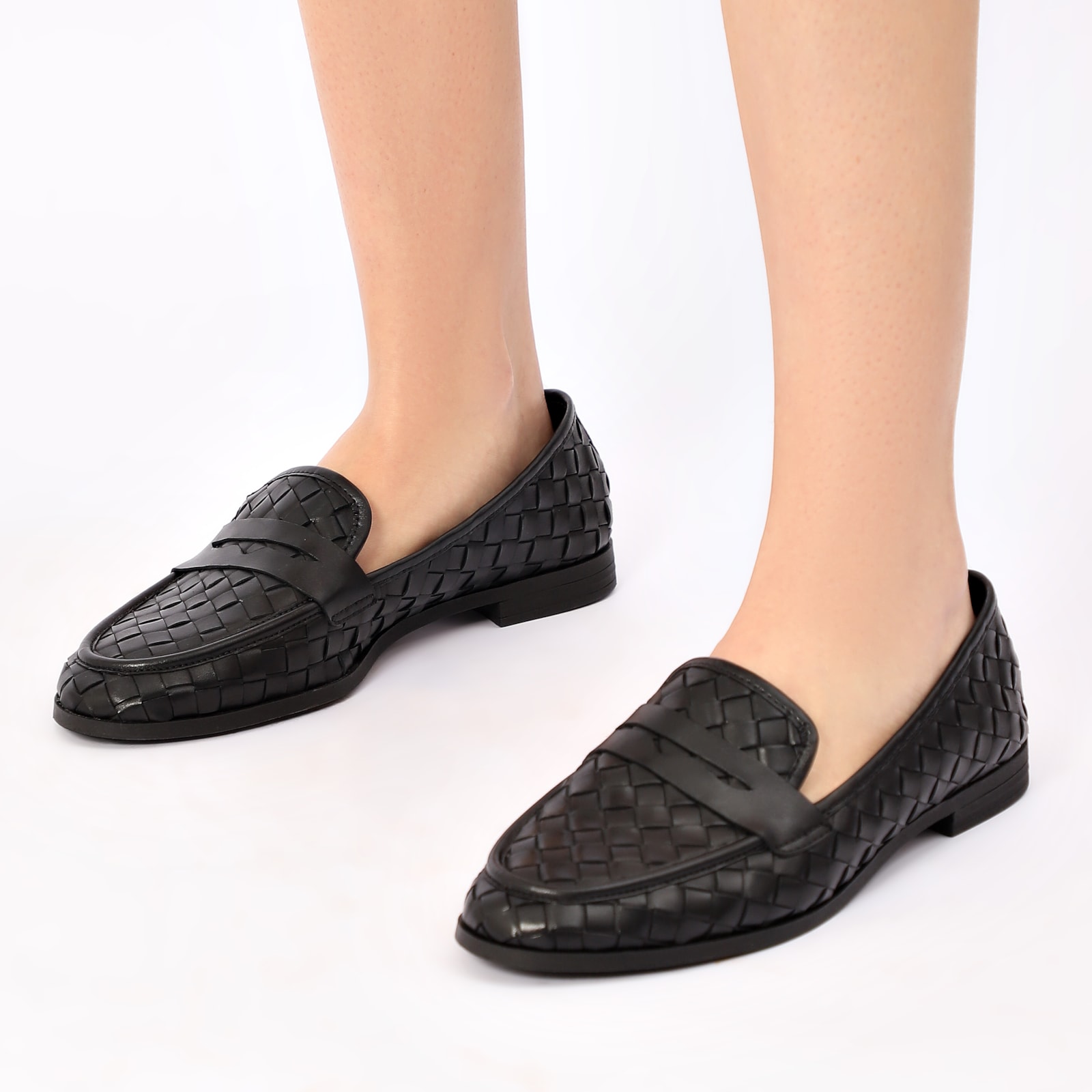 Mocassim Tressê Couro Preto