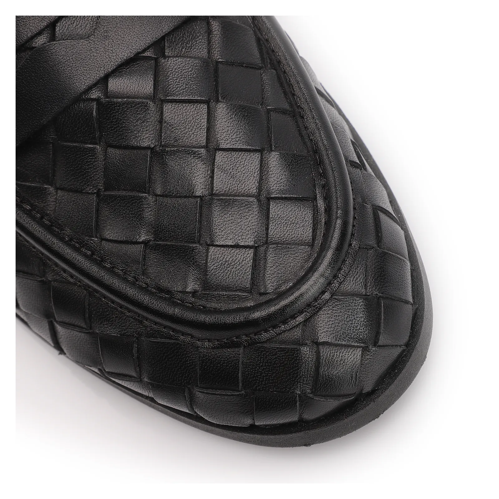 Mocassim Tressê Couro Preto