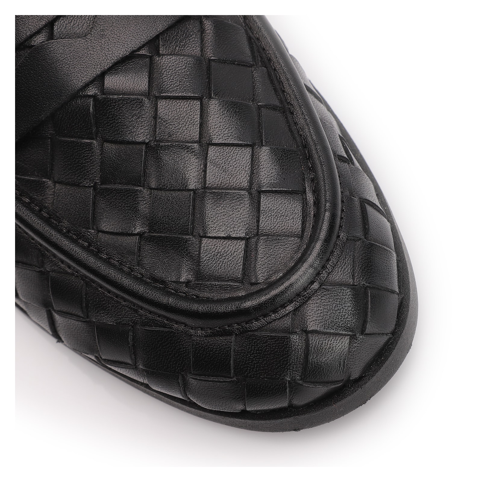 Mocassim Tressê Couro Preto