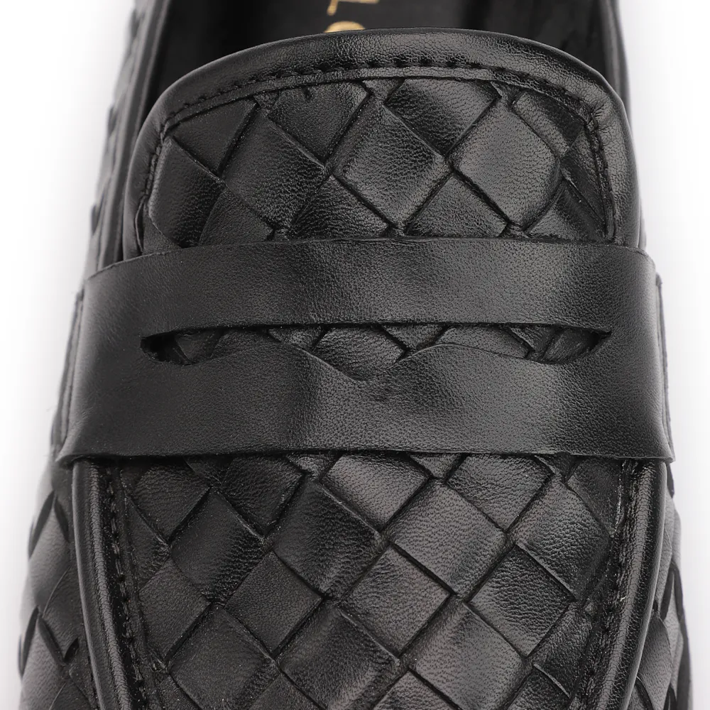 Mocassim Tressê Couro Preto - imagem 8