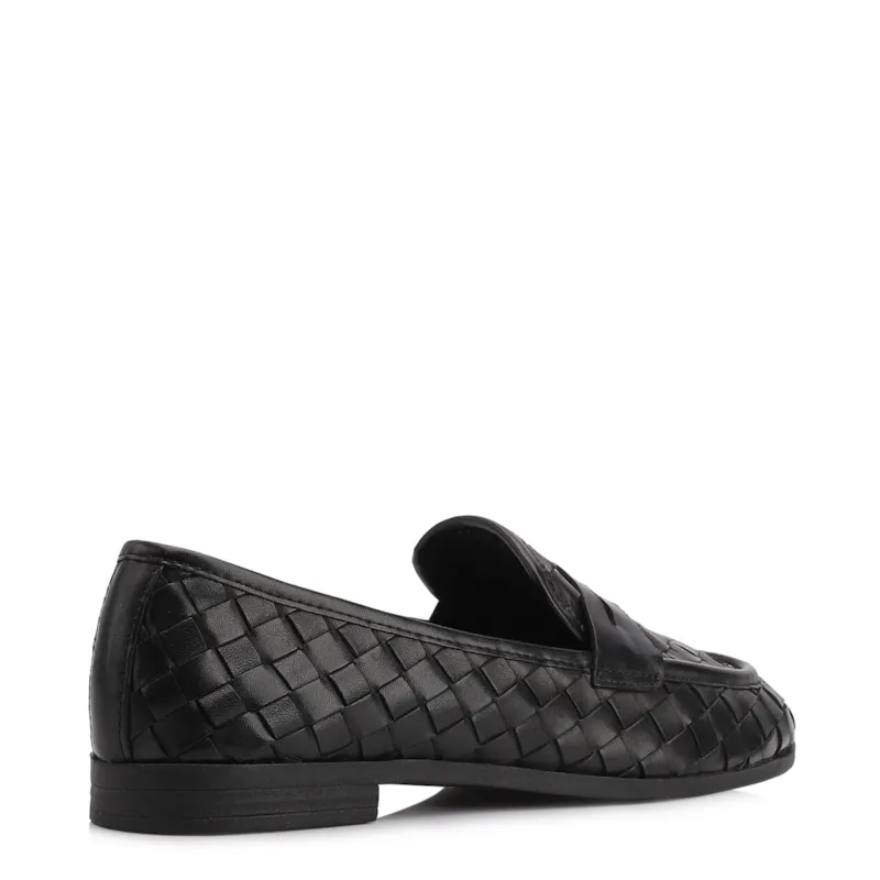 Mocassim Tressê Couro Preto - foto 4
